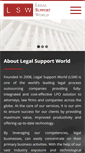 Mobile Screenshot of legalsupportworld.com